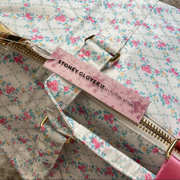 NWT LoveShackFancy x Stoney Clover Duffle Bag - Picture 5 of 7